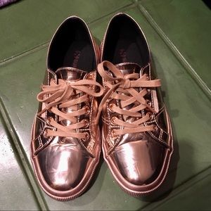 Superga Gorgeous Diamond Mirror Rose Gold Sneakers